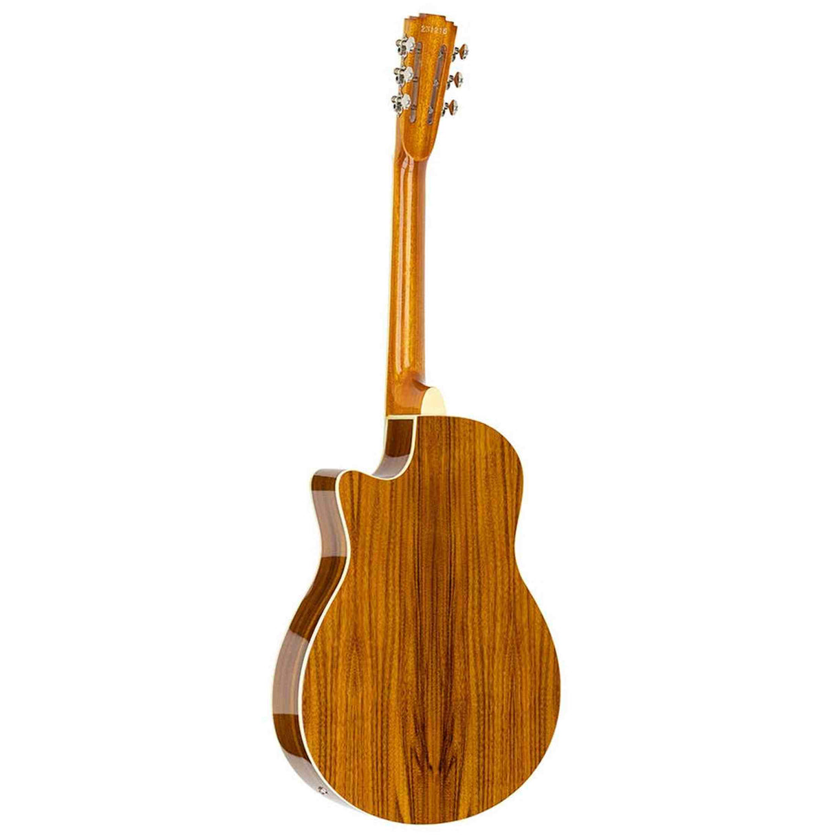 Royall KOA12LS Tricone Resonator 12-Fret – Hawaïaans Koa, Cutaway, Lipstick Pickup, Softcase