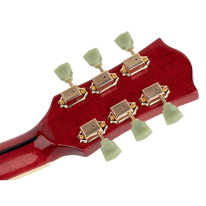 Richwood HSJS-42-TRD Heritage Series jumbo akoestische western gitaar rood