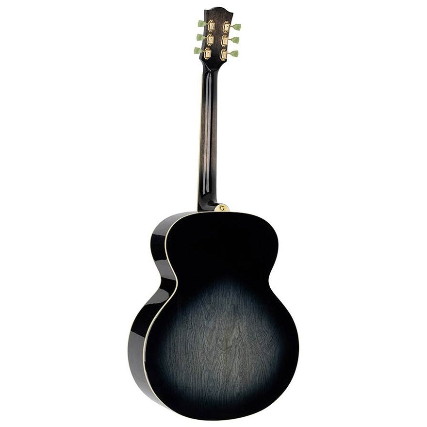 Richwood HSJS-42-TBK Heritage Series jumbo akoestische western gitaar zwart
