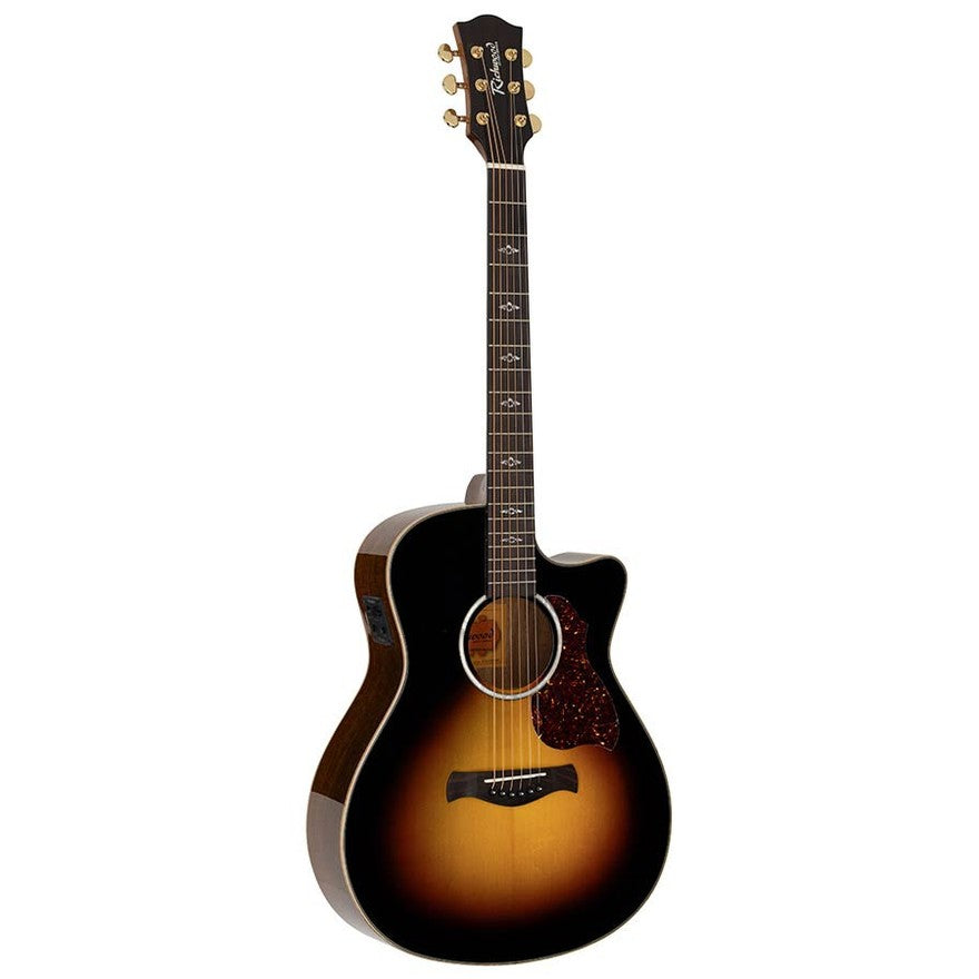 Richwood RG-27-CESB grand auditorium semi akoestische westerngitaar sunburst