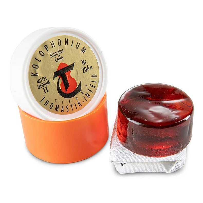 Thomastik Infeld TH-204A-2 Artist rosin for cello, larch resin, round, 2 medium
