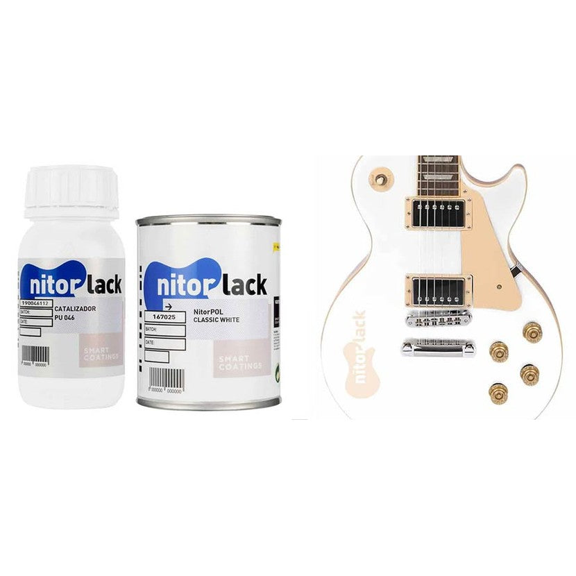 NitorLACK N167025108 NitorPOL Polyurethaanlak Classic White – 500 ml + 250 ml Verharder