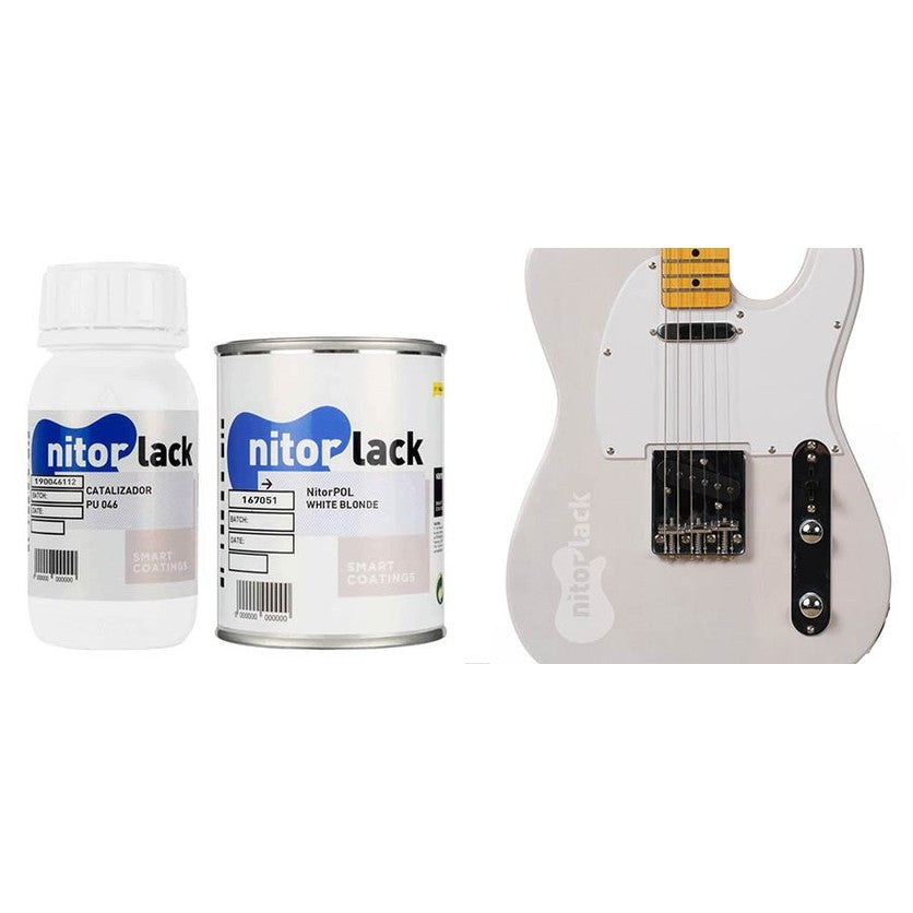 NitorLACK N167051108 NitorPOL Polyurethaanlak White Blonde – 500 ml + 250 ml Verharder