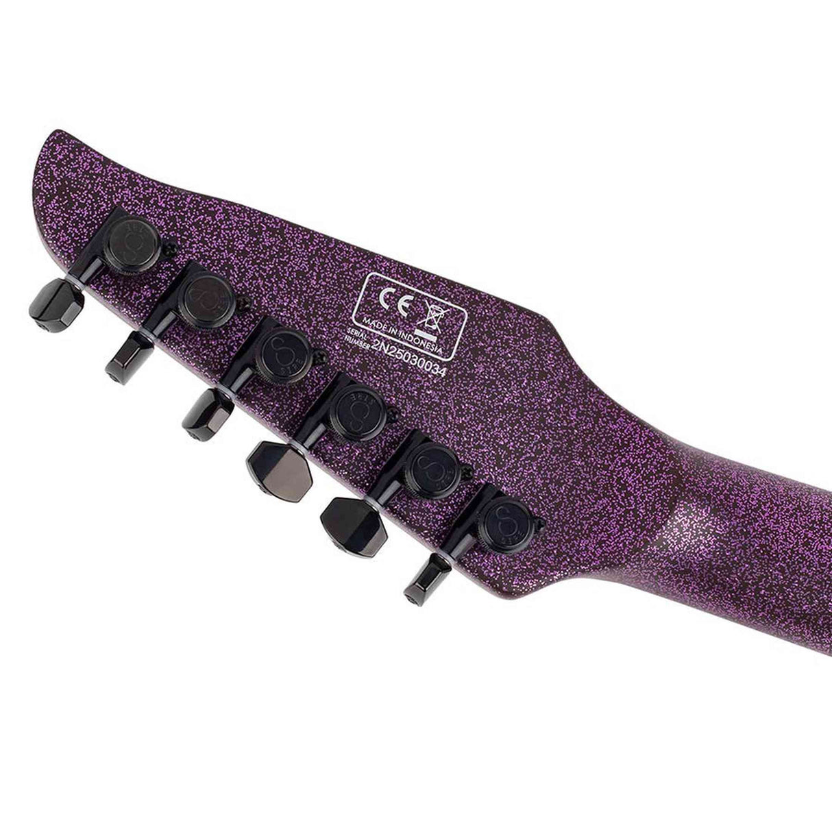 Sire Guitars Y10/PSP Y Series Larry Carlton alder elektrische gitaar paars glitter