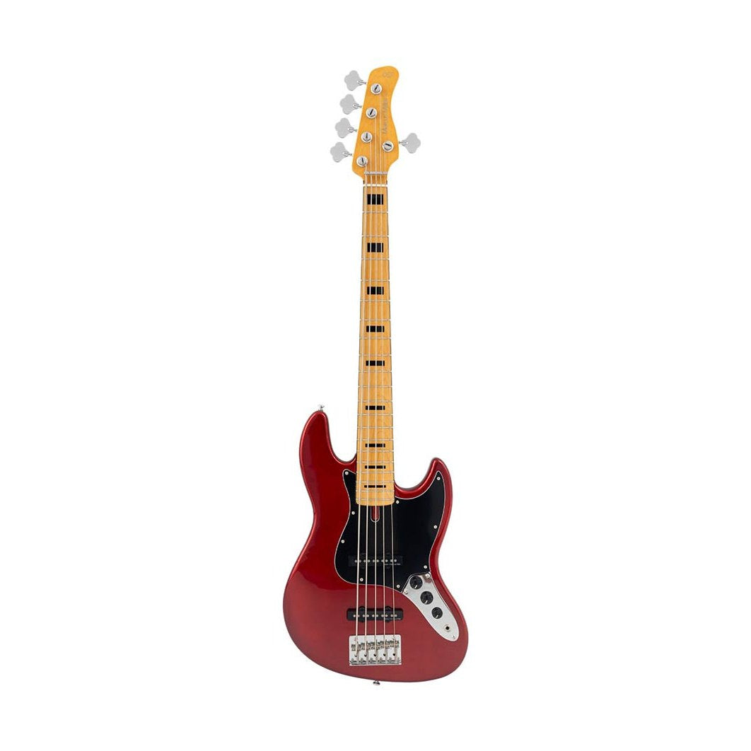Sire V5 A5/CAR Marcus Miller 5-snarige Basgitaar Candy Apple Red