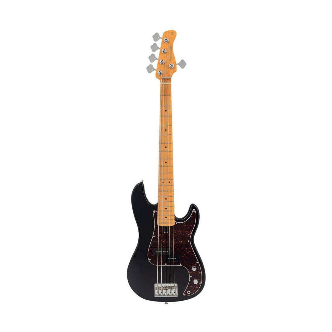 Sire P5 A5/BK Marcus Miller basgitaar 5-snarige passieve P-stijl bas in Black