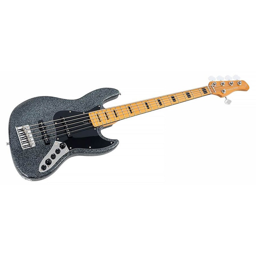 Sire V7+ A5/BKS Marcus Miller 2nd Gen 5-snarige Black Sparkle basgitaar