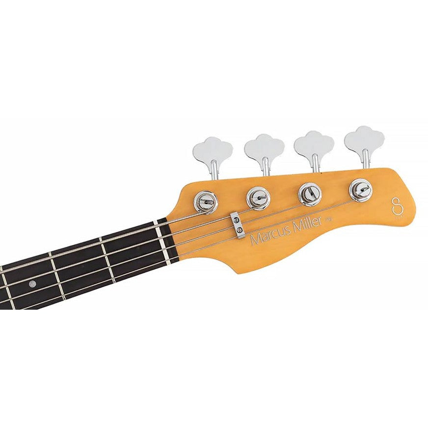 Sire P6 4/CAR Marcus Miller 4-snarige actieve basgitaar Candy Apple Red