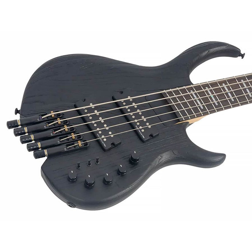 Sire M6H 5/BKS Marcus Miller M6 Series headless 5-snarige actieve basgitaar sandblasted black