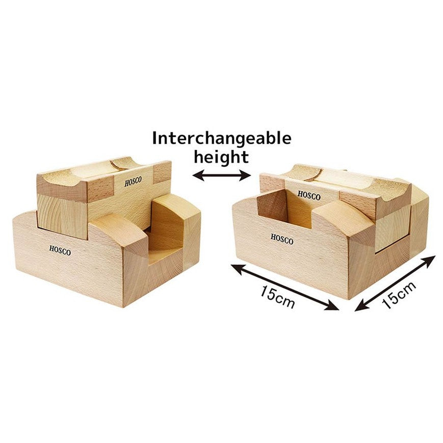 Hosco H-NSG 2-way hals support hout elektrische en akoestische gitaren