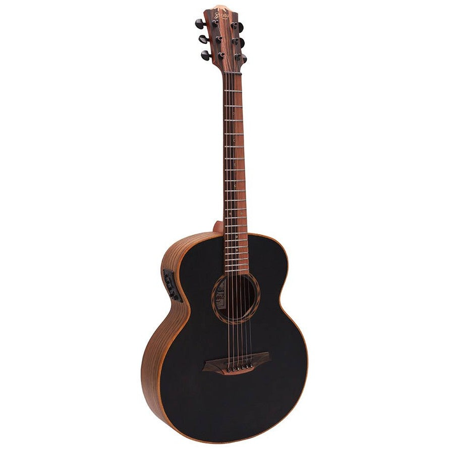 Bromo BAT8ME/BK Tahoma Series Mini Jumbo walnoot akoestische western gitaar