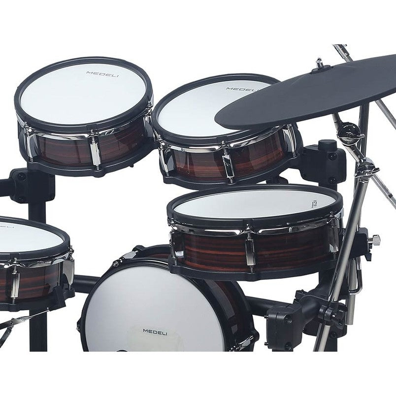 Medeli MZ923 Elektronisch Drumstel met Mesh Heads en Vintage Rosewood Afwerking