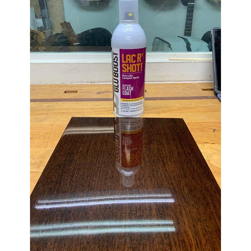 Gluboost GBLACRSHOTCL Lac R’ Shot! Flashcoat Hoogglanslak – 400 ml Spuitbus