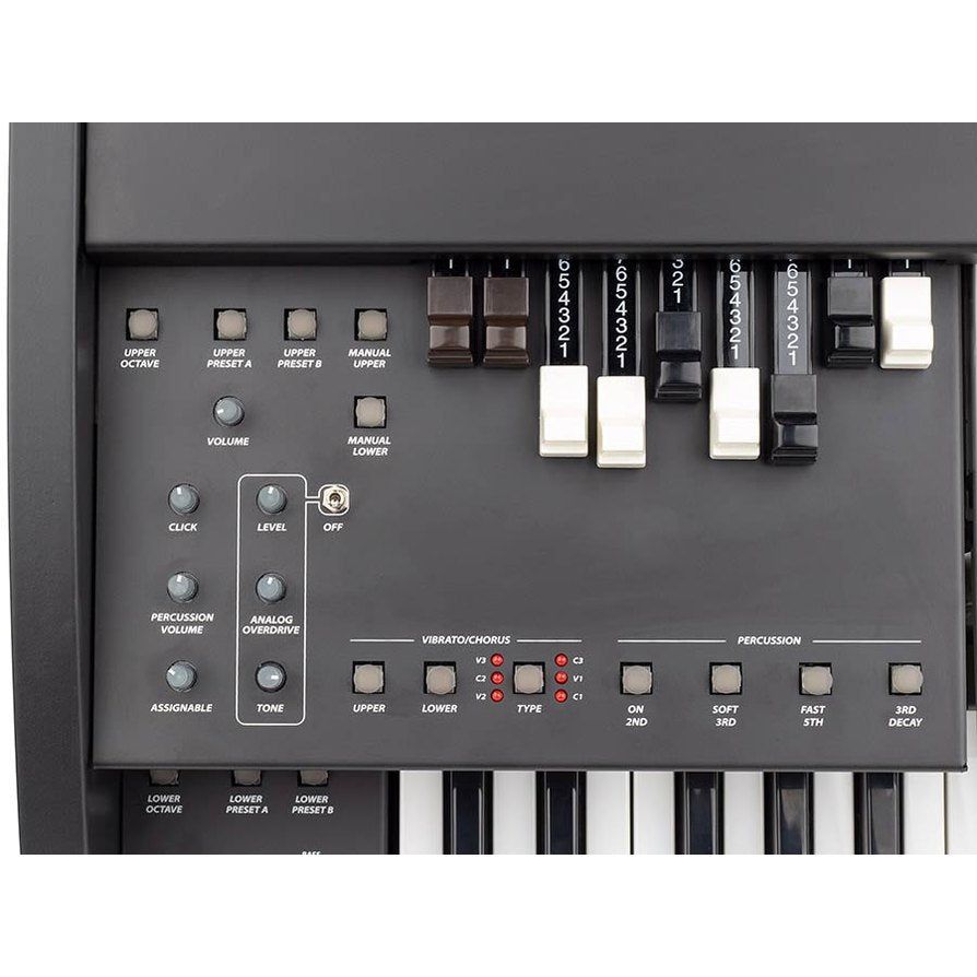 Crumar SORRENTO Spinet-Style Orgel Inclusief BURN Rotary/Reverb Pedaal