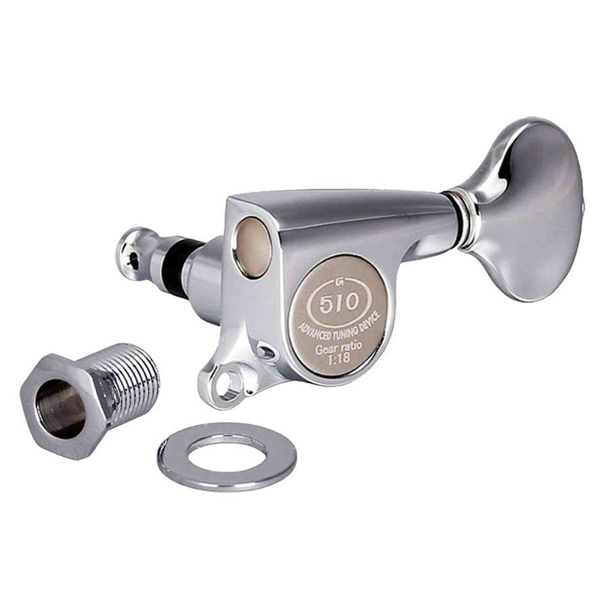 Gotoh GTH14936 SGS510Z stemmechanieken met S5 knoppen, 3L3R, chroom