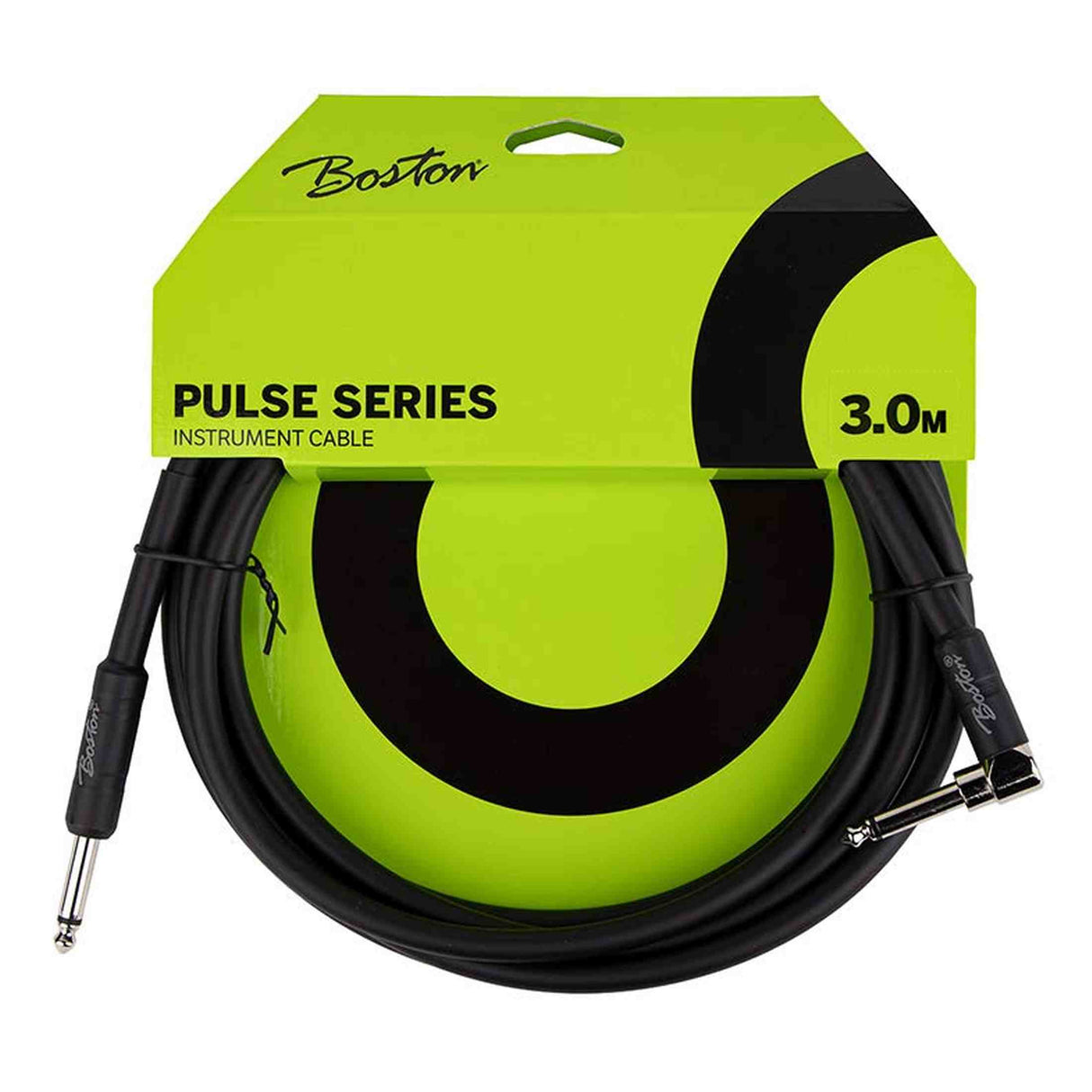 Boston GCP-30A Pulse Series instrumentkabel jack–haakse jack 3 meter