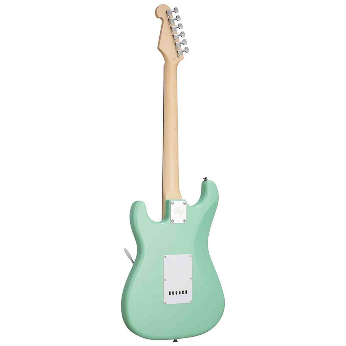 SX SE1HSS-SK-SGN ST elektrische gitaar set 4/4 HSS Surf Green met 10W versterker