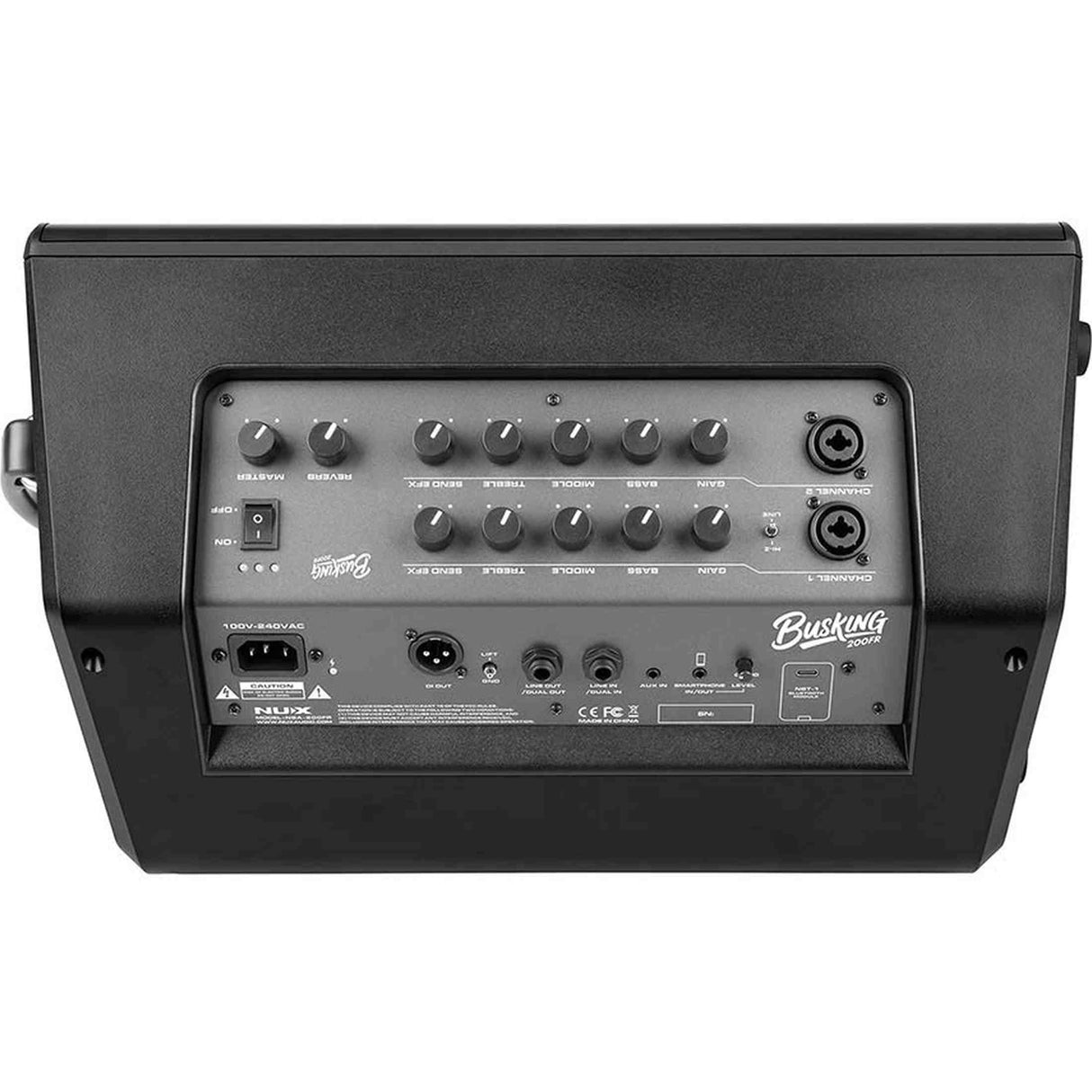 NUX NBA-200FR Actieve Monitor – 200W FRFR met Accu, 2 kanalen, BT & EQ