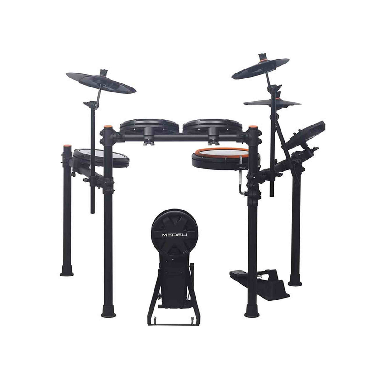Medeli MZ537 Elektronisch Drumstel met Mesh Pads, Bluetooth Audio, USB-MIDI en 31 Drumkits