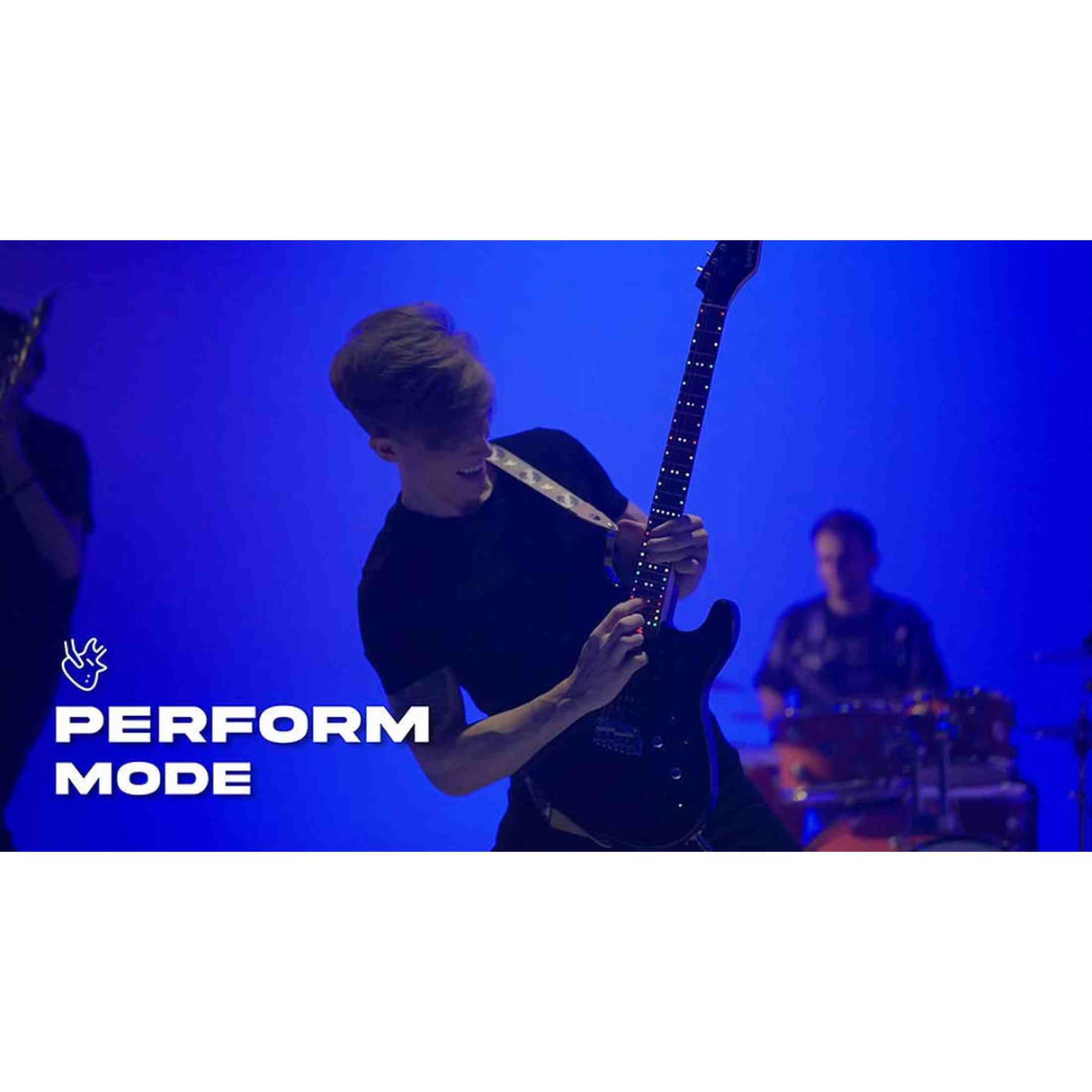 Litejam RGB24/WH Smart Learning E-Gitarrenset Weiß 24 Bünde HSH RGB LED