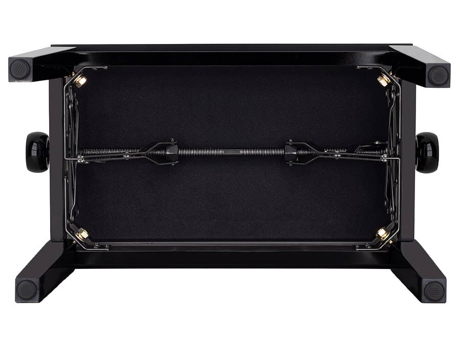 Boston PB10/1520 Pianobank, verstelbaar 48 tot 56 cm, zwart