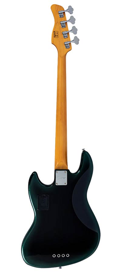 Sire V7N A4/DF Marcus Miller 4-snarige Actieve Basgitaar Dark Forest met Elzen Body en Heritage-3 Preamp