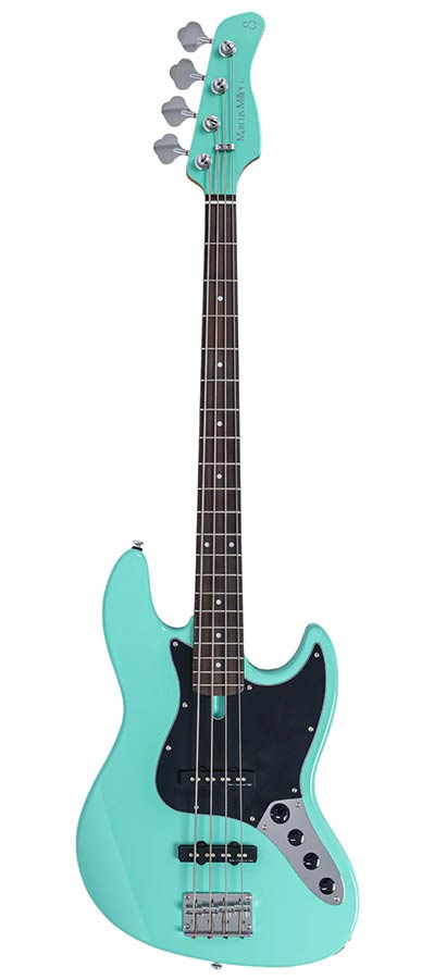 Sire V3N 4/MLG Marcus Miller 4-snarige Actieve Jazz Bas Mild Green met 2-Bands Preamp