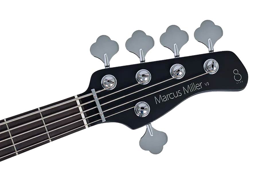 Sire V3N 5/BKS Marcus Miller 5-snarige Actieve Jazz Bas Satin Black met 2-Bands Preamp