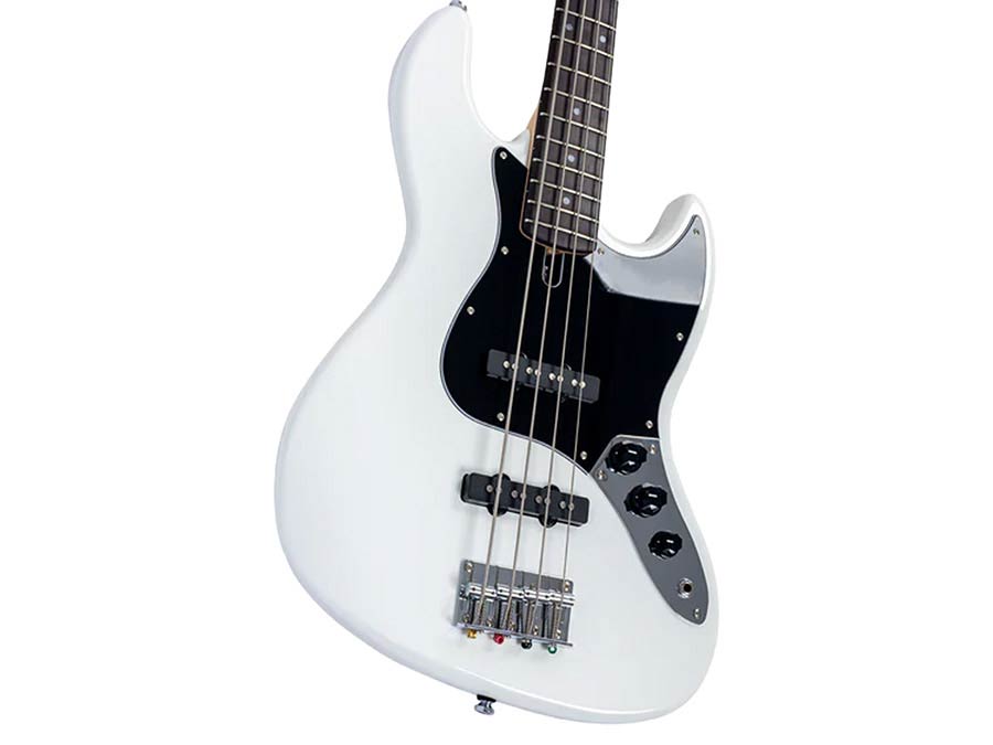 Sire V1 4/AWH Marcus Miller 4-snarige Passieve Jazz Bas Antique White met Palissander Toets