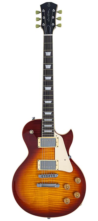 Sire L5/TS Larry Carlton L-Style Elektrische Gitaar Tobacco Sunburst met Flame Maple Top en Coil Split