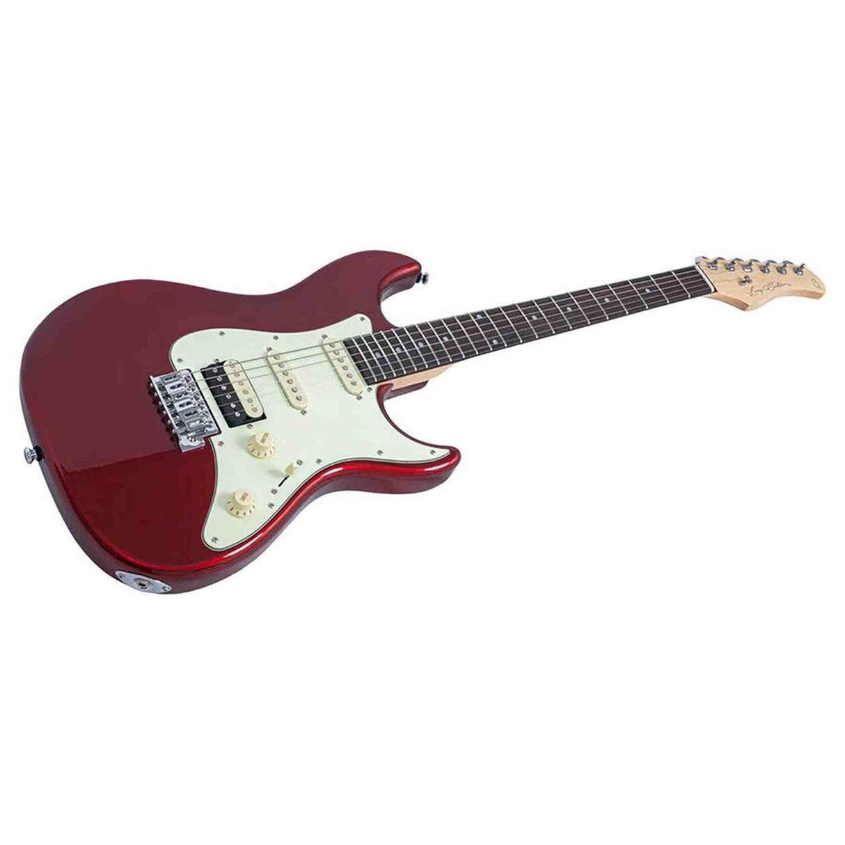 Sire S1 ST-Style Elektrische Gitaar Candy Apple Red + NUX Mighty-8 MK2 Versterker