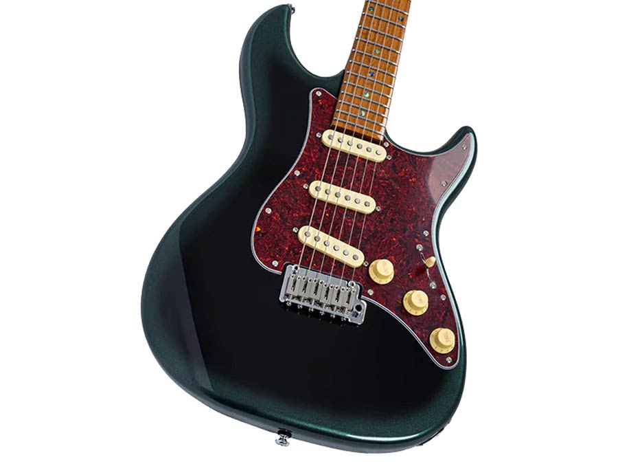 Sire S7N/DF Larry Carlton New Gen S-Style Elektrische Gitaar Dark Forest met Locking Tuners en Compound Radius Toets