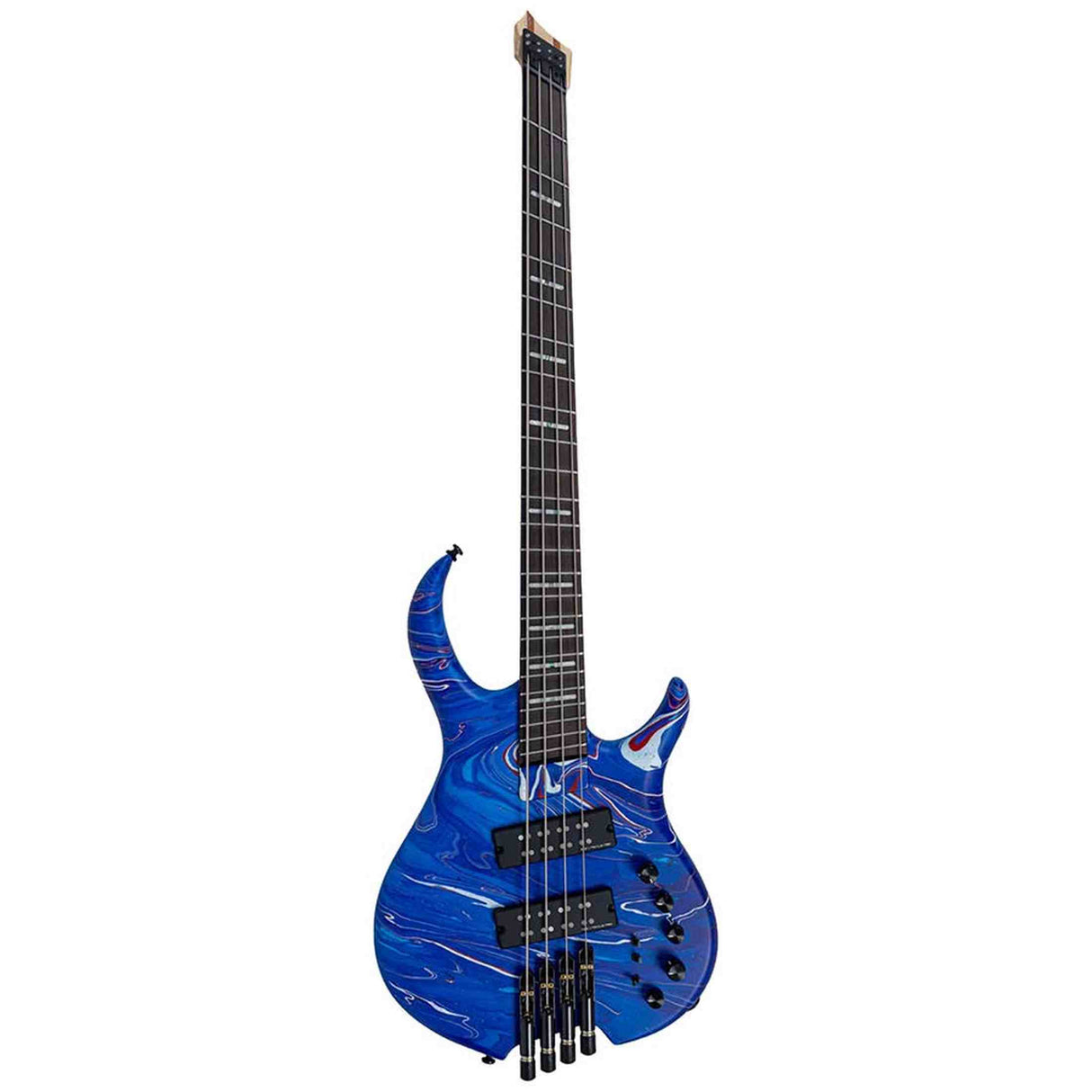 Sire M6H 4/BLSW Marcus Miller M6H Headless 4-String Active Basgitaar Blue Swirl