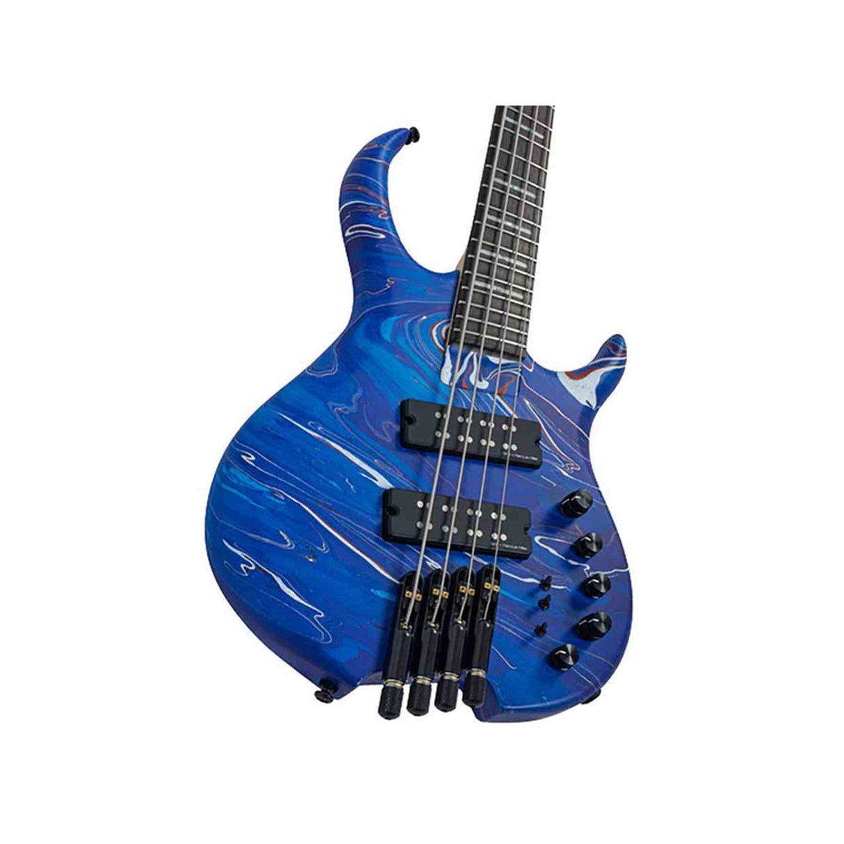 Sire M6H 4/BLSW Marcus Miller M6H Headless 4-String Active Basgitaar Blue Swirl