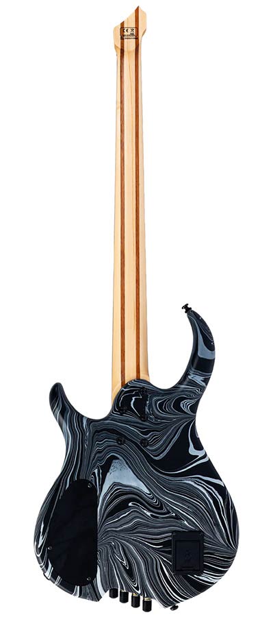 Sire M6H 4/BKSW Marcus Miller M6 Headless 4-String Active Basgitaar Black Swirl