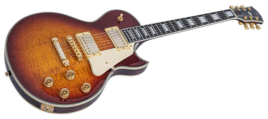 Sire L7DX/TS Larry Carlton L-Style Elektrische Gitaar Tobacco Sunburst met Flame Maple Top en Gotoh Tune-O-Matic