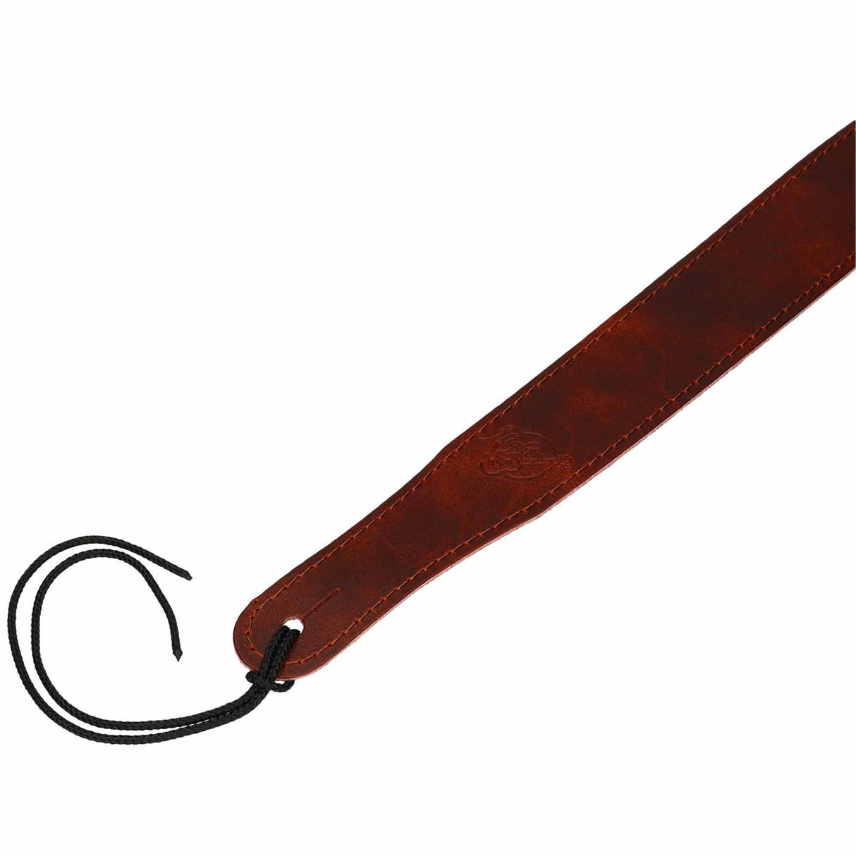 Flight S54 Brown Leather Ukulele Strap EU Handmade with Headstock Tie