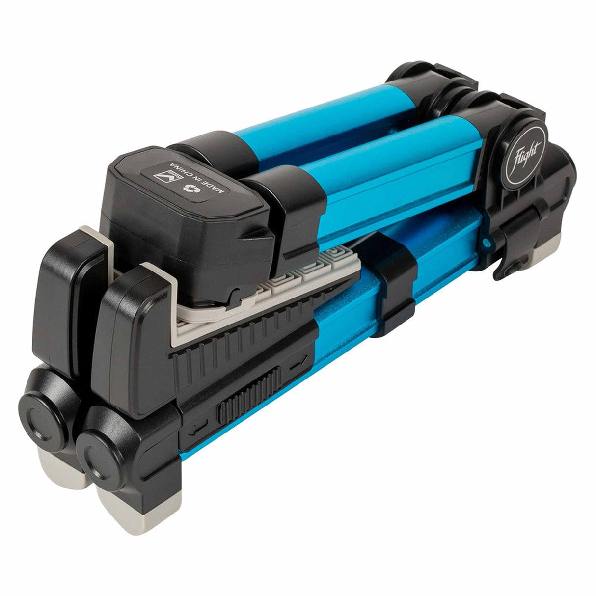 Flight FLUST01-BL Aluminium-Ukulelenständer, faltbar mit Gummischutz