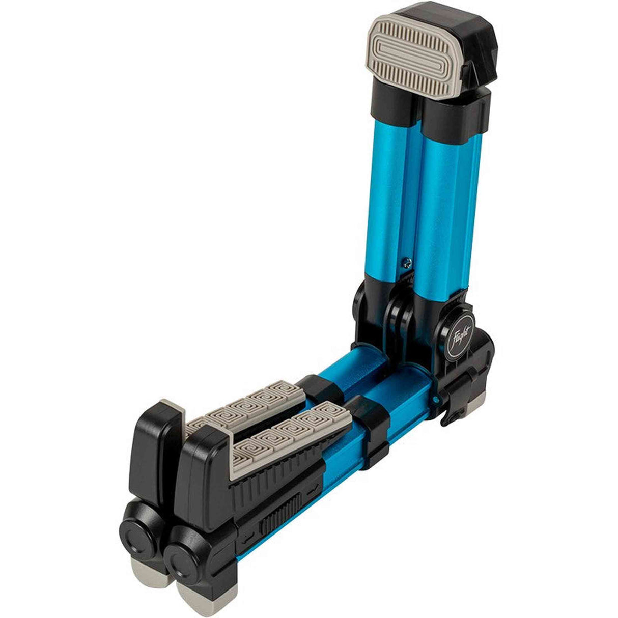 Flight FLUST01-BL Aluminium-Ukulelenständer, faltbar mit Gummischutz