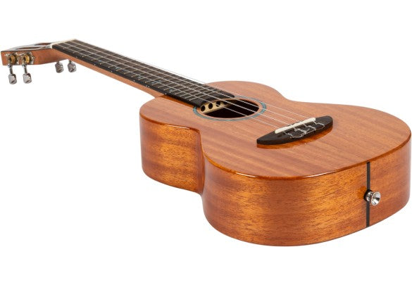 Flight Iris Tinta Tenor NA Ukulele met All Solid Mahogany Body, Rosewood Toets en Fluorocarbon Snaren