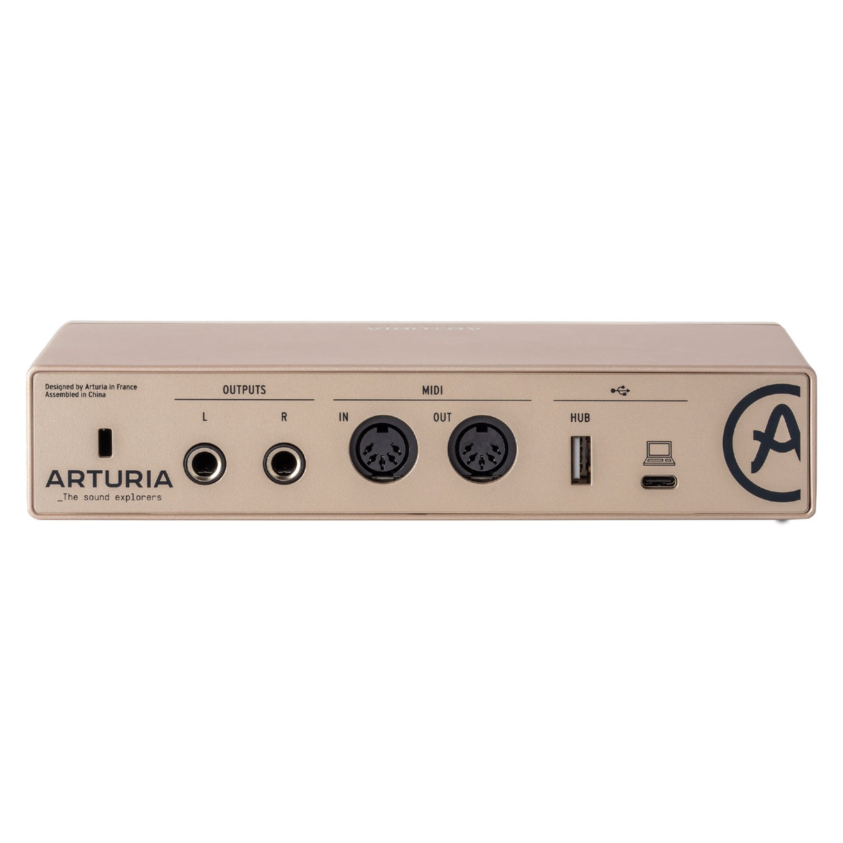 Arturia MiniFuse 2 Champagne Limited Edition 2x2 USB-C Audio Interface