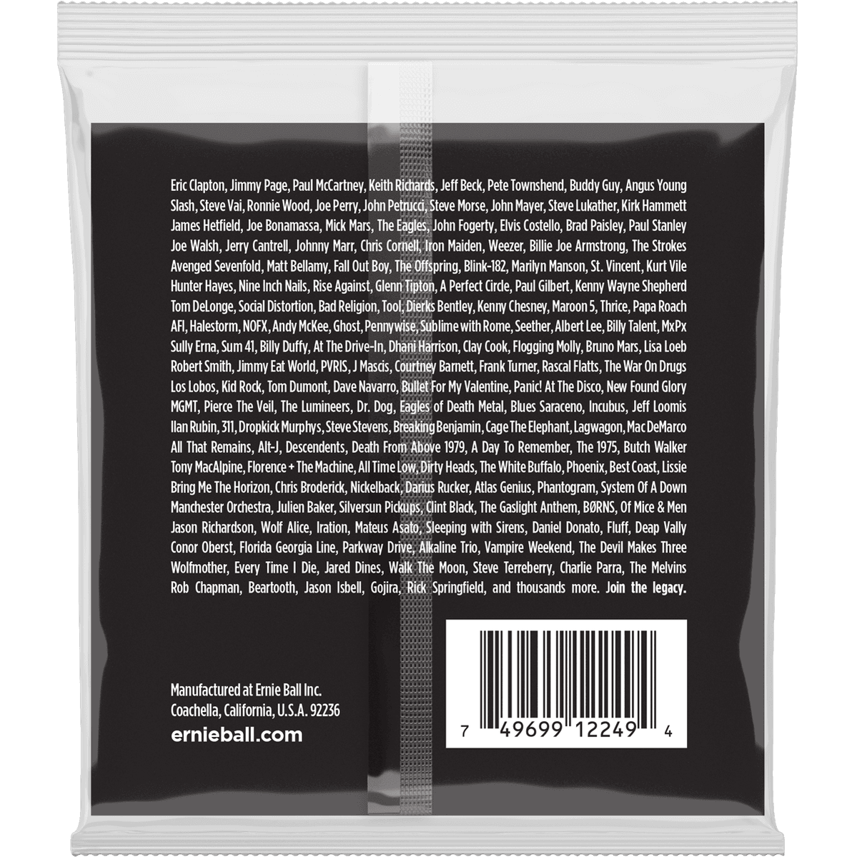 Ernie Ball 2249 Extra Light elektrische gitaarsnaren 008-038