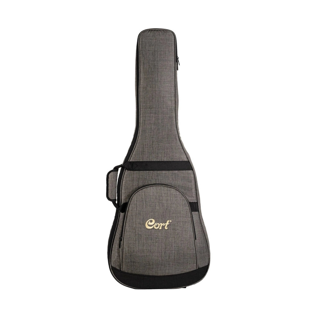 CORT COCPAG10 Tas, CPAG10, grijs, Premium Gigbag voor folkgitaar