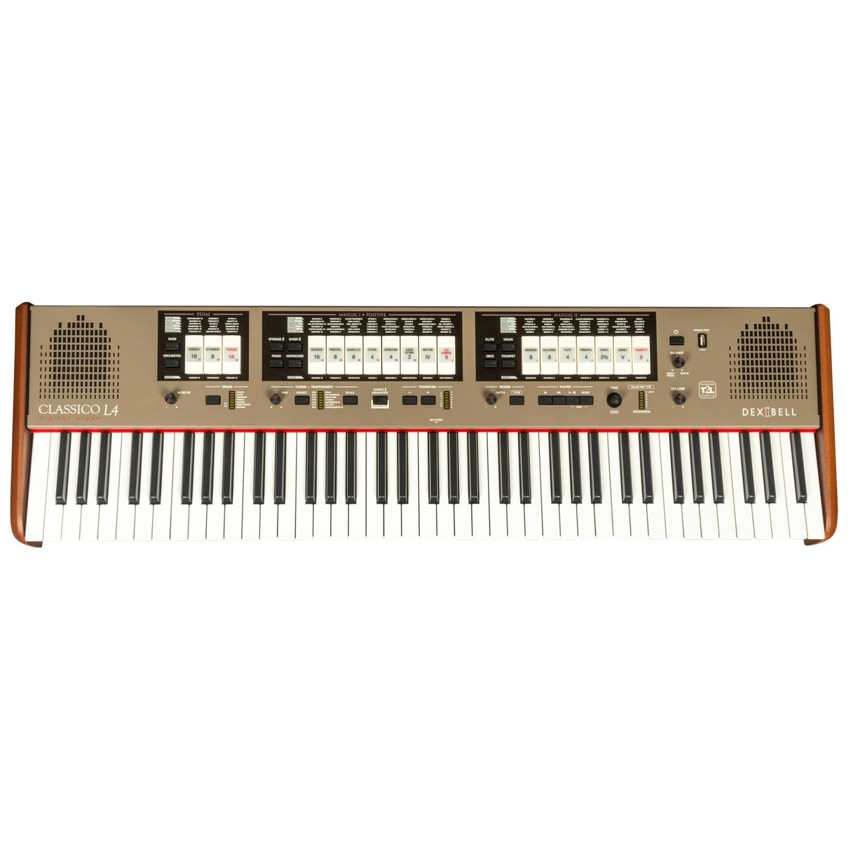 Dexibell Classico L4 Digitaal Orgel met 76 Toetsen, 3.2 GB Wave Memory en 126 Orgelvoices