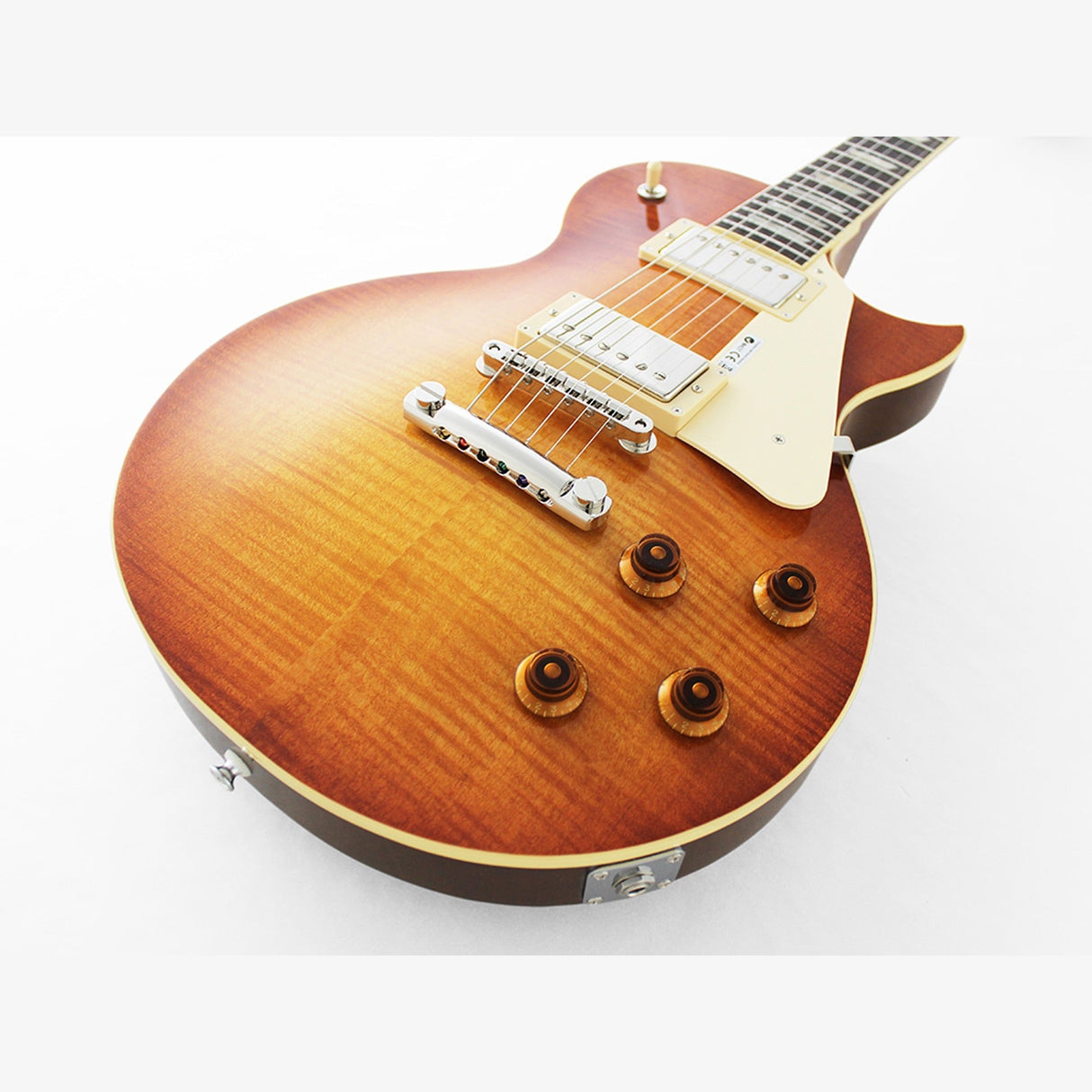 FGN Neo Classic LS30 elektrische gitaar Vintage Violin, AAA Flamed Maple Top, Seymour Duncan SH 18, met gigbag