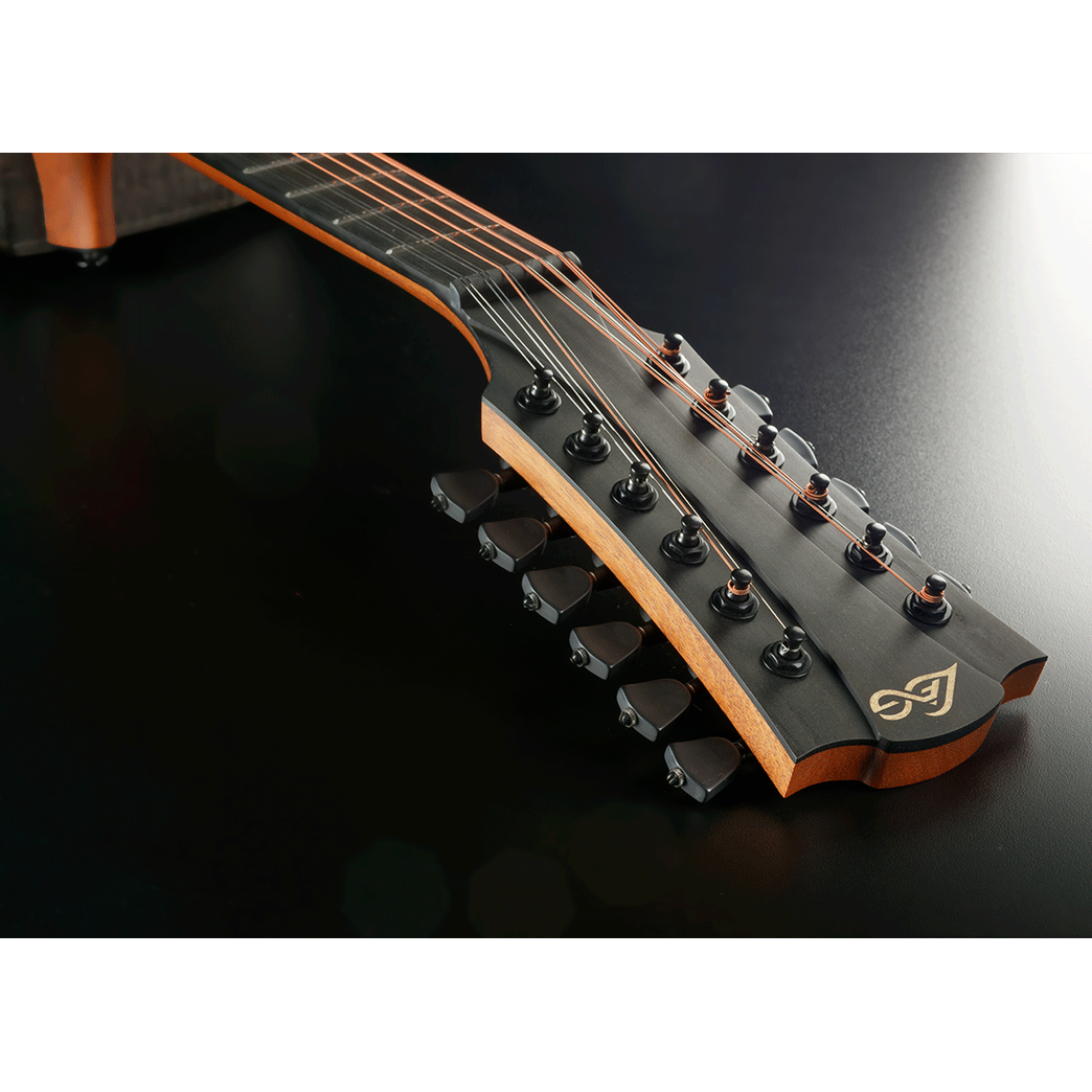 Lâg SAUVAGE-J12CE Western-Akoestische Jumbo 12-snarige Gitaar