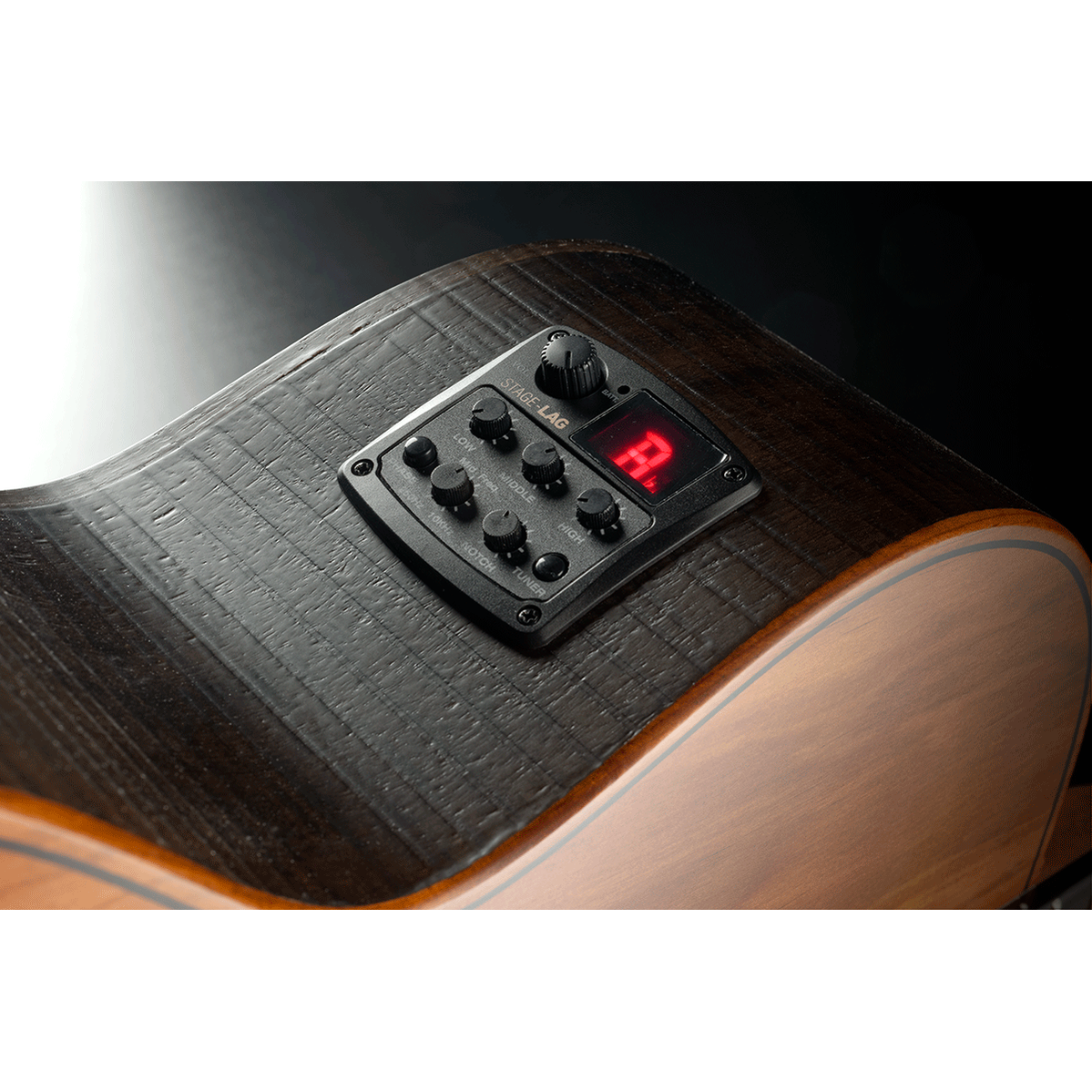 Lâg SAUVAGE-JCE Semi-Akoestische Jumbo Gitaar