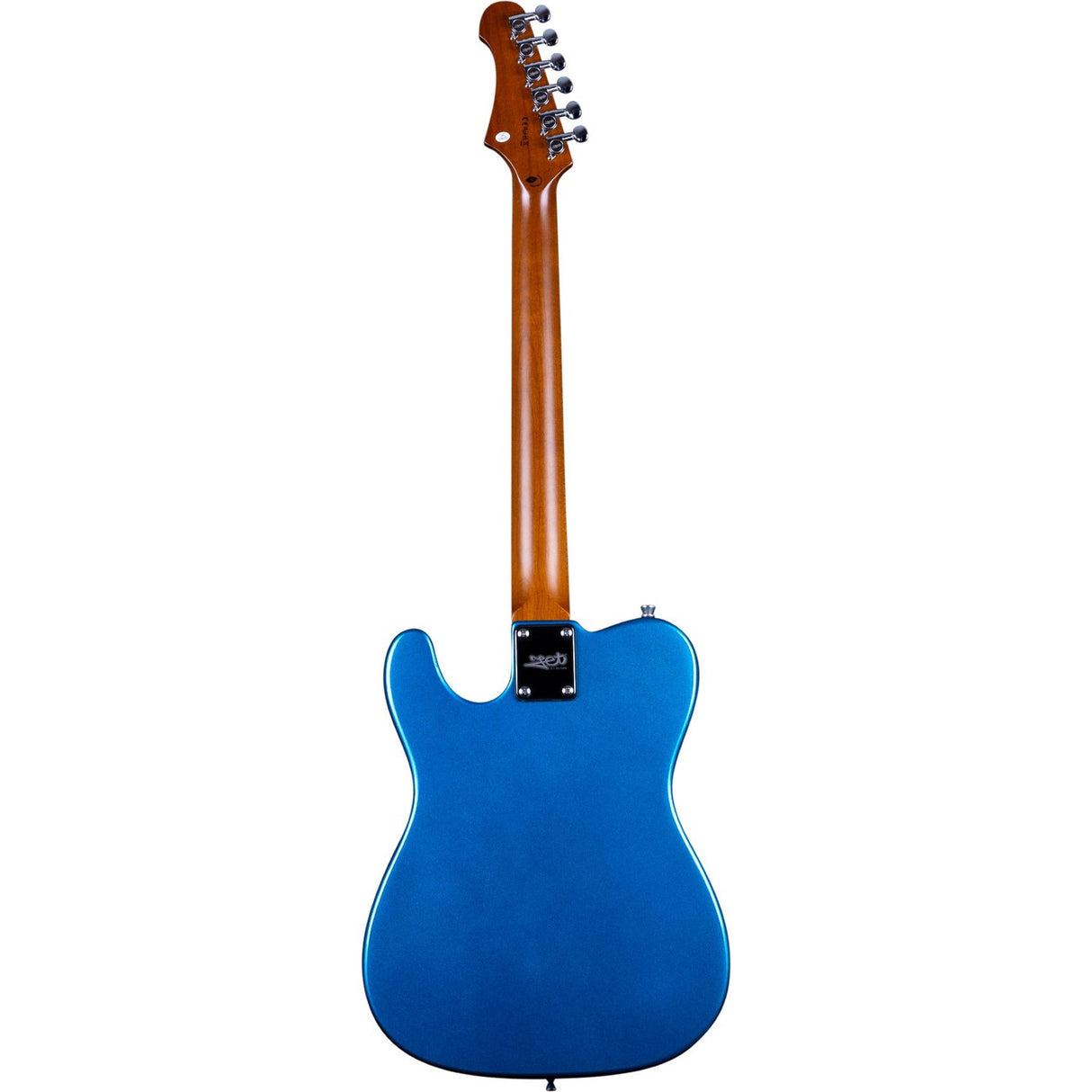 JET JT-300 LPB T-style Elektrische Gitaar SS Vaste Brug Roasted Maple Toets Lake Placid Blue