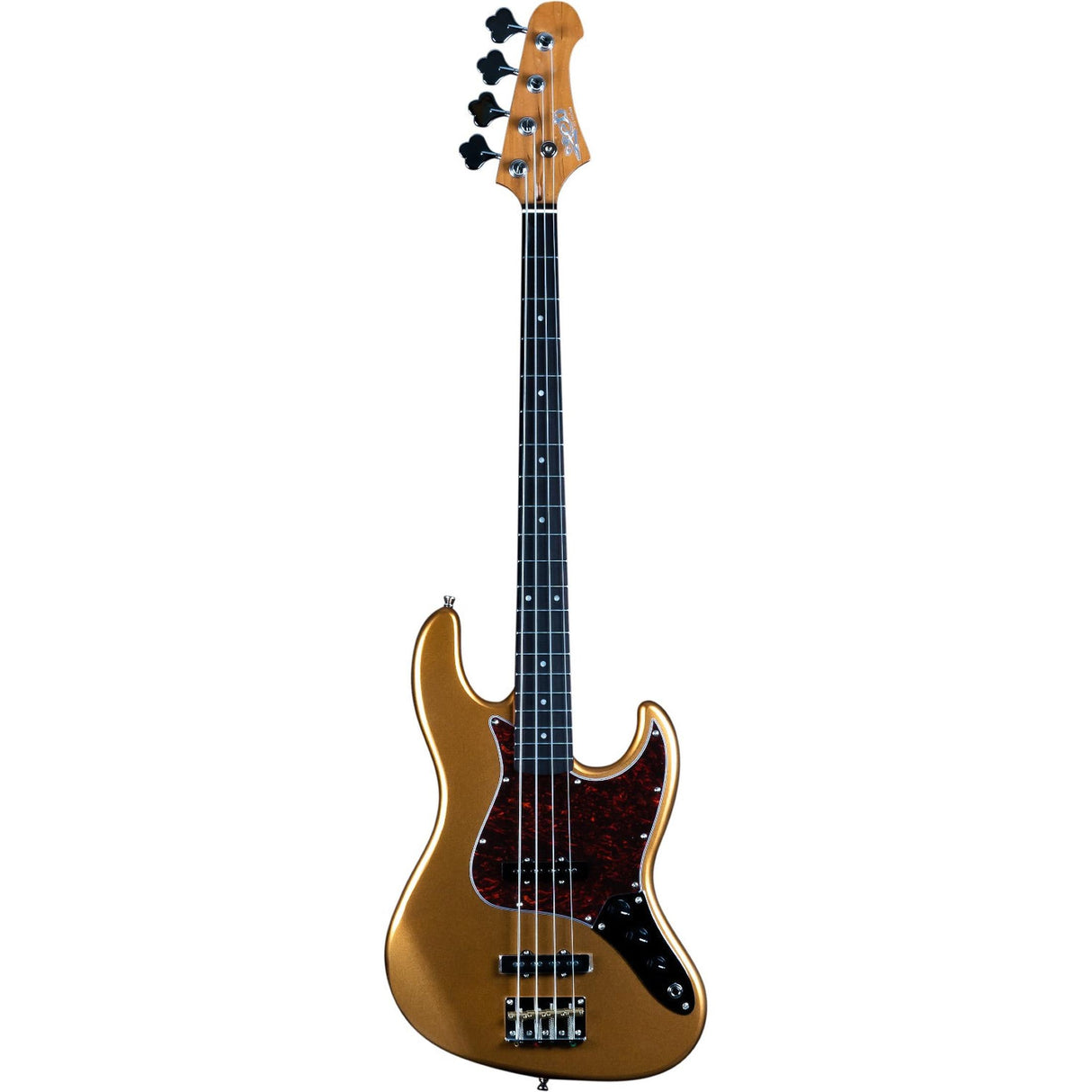 JET JJB-300 GD R JB-style Elektrische Bas 4-snarig Rosewood Toets Goud