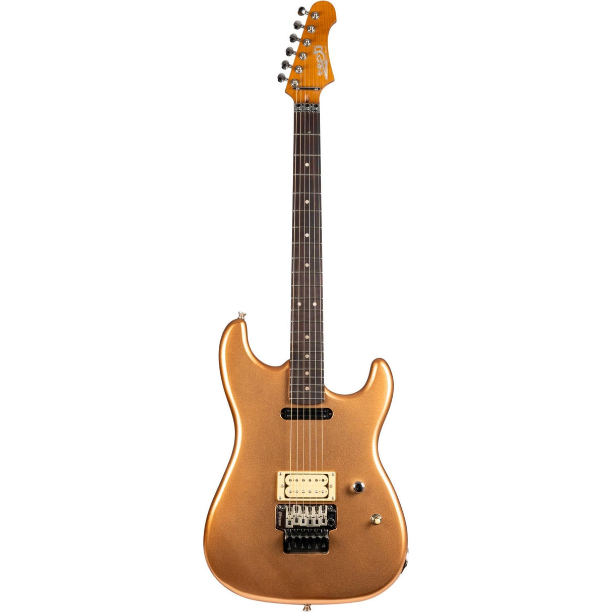 JET JS-700 CPR HS S-style Elektrische Gitaar HS Wilkinson Double Locking Tremolo Koper